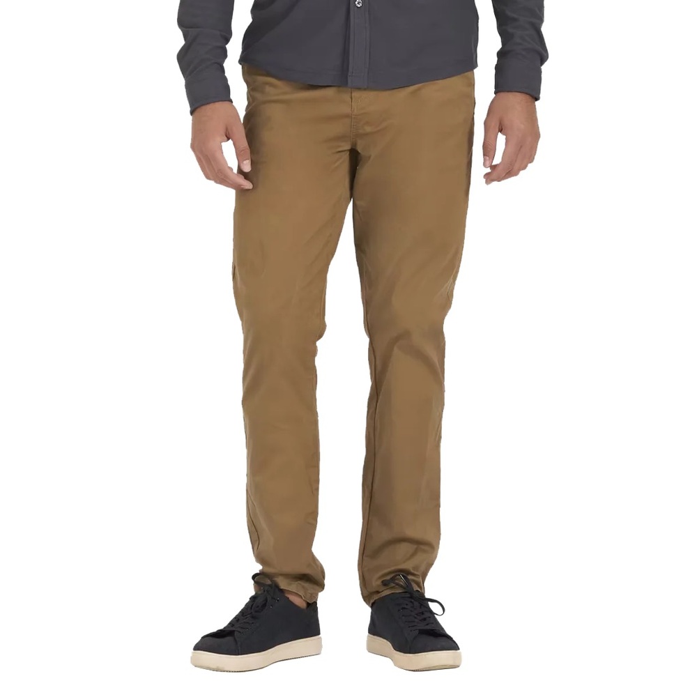 Vuori Collins Chino Pant - Size 36, Tobacco Brown